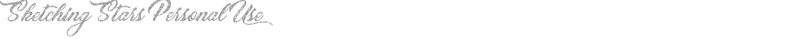 Sketching Stars font preview